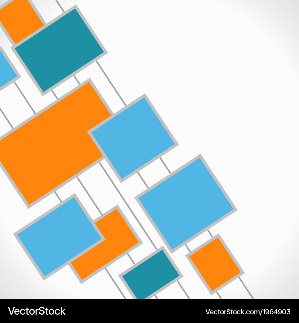 Color version of text square vector image