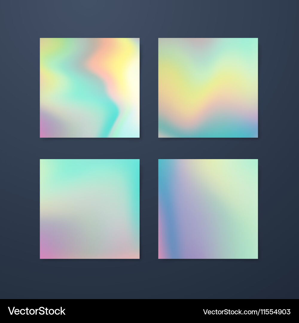 Fluid iridescent multicolored background vector image