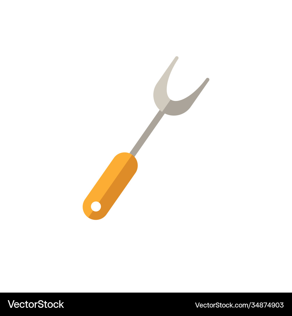 Grill fork icon simple element from Vector Image