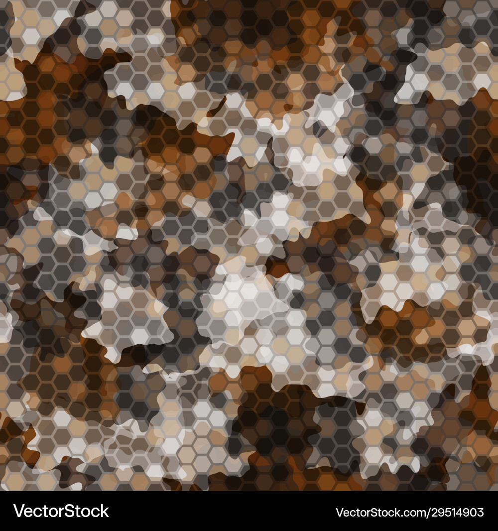 Hexagonal Halftone Pattern vector image