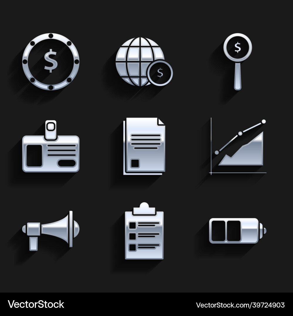Set file document clipboard with checklist Set file document clipboard with checklist Vector Image