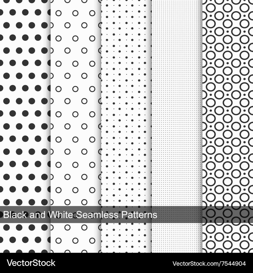Minimalist Dot Patterns vector image