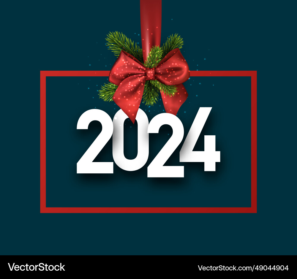 Red rectangular frame with satin ribbon and bow Red rectangular frame with satin ribbon and bow vector image