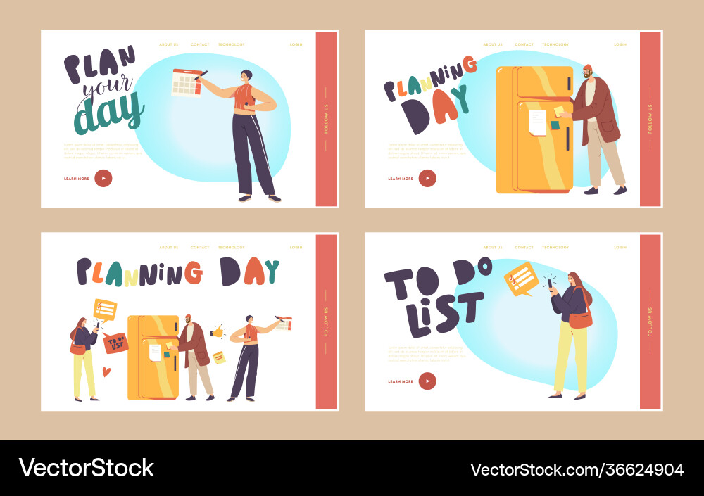 Scheduling planning day to do list filling Scheduling planning day to do list filling vector image