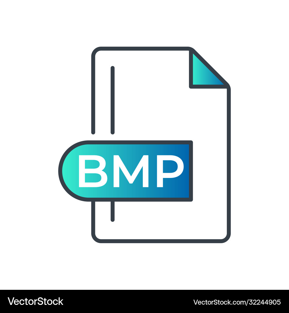 Bmp Datei Format Symbol Bitmap Bilderweiterung vektorbild