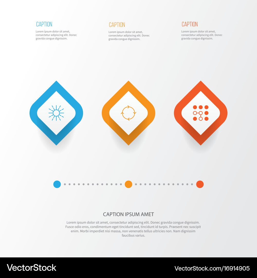 Learning icons set collection of computing Vector Image