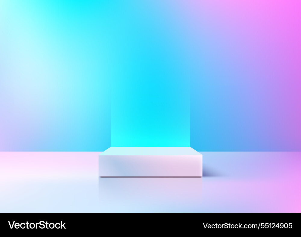 Vibrant Gradientenkulisse mit minimalistischem Weiß Vibrant Gradientenkulisse mit minimalistischem Weiß vektorbild