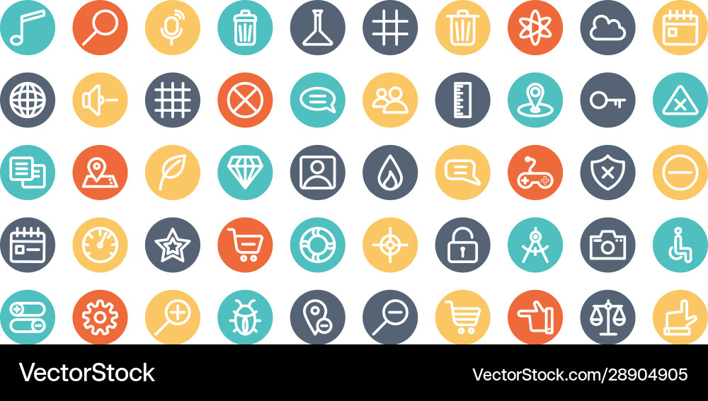 Web and mobile material bold isolated icon vector image