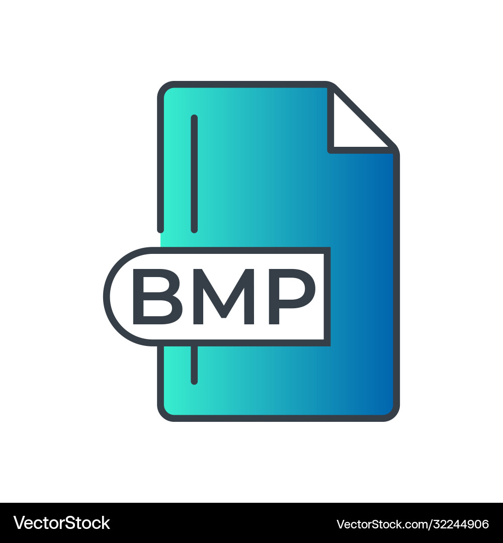 Bmp Datei Format Symbol Bitmap Bilderweiterung vektorbild