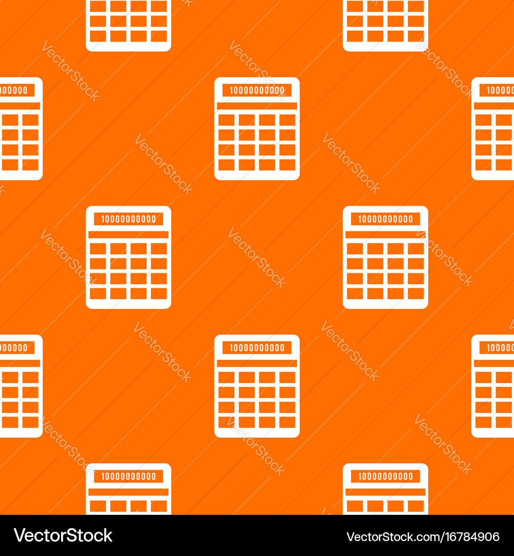 Calculator pattern seamless vector image