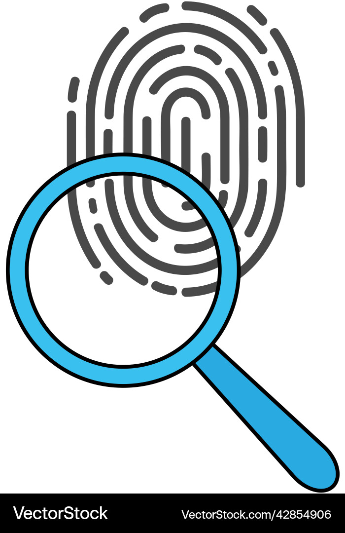 Cyber security system protecting your data Vector Image