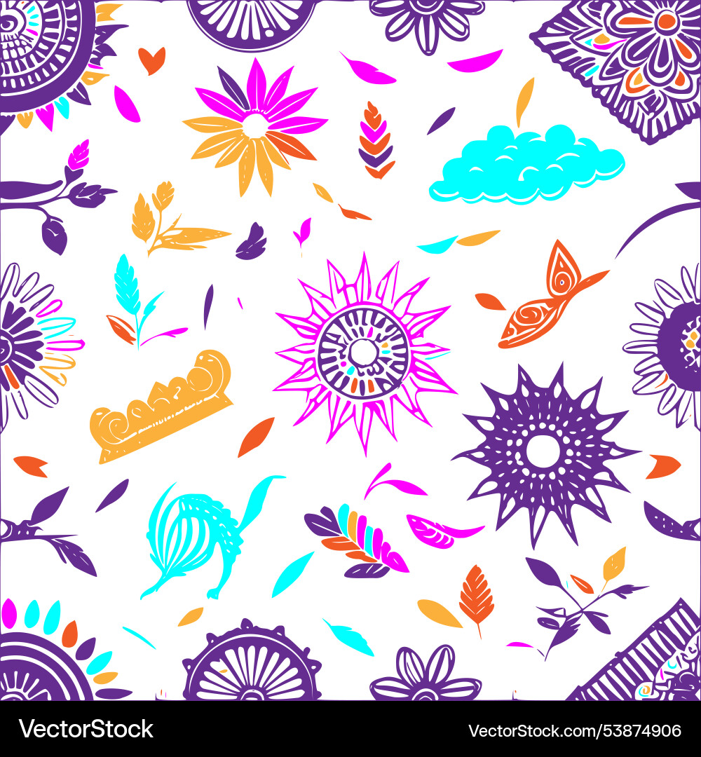 Decorative paper abstract pattern Vector Image