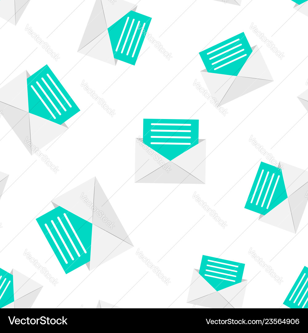 Mail envelope icon seamless pattern background Mail envelope icon seamless pattern background vector image