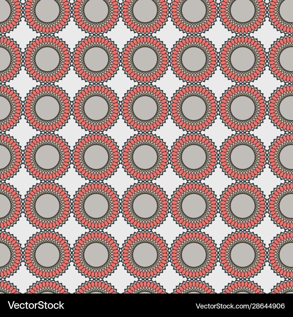 Seamless pattern with decorative shapes Seamless pattern with decorative shapes vector image