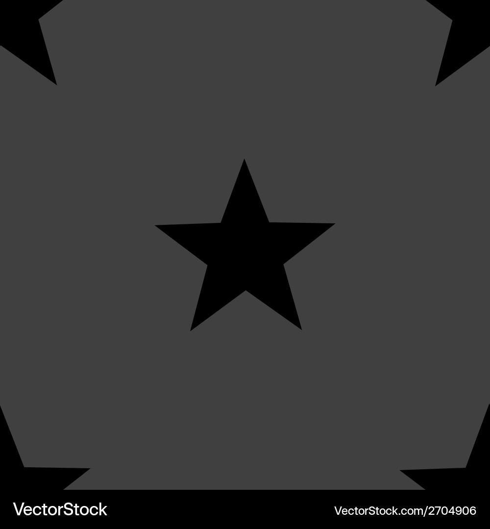 Star web icon flat design seamless gray pattern Vector Image