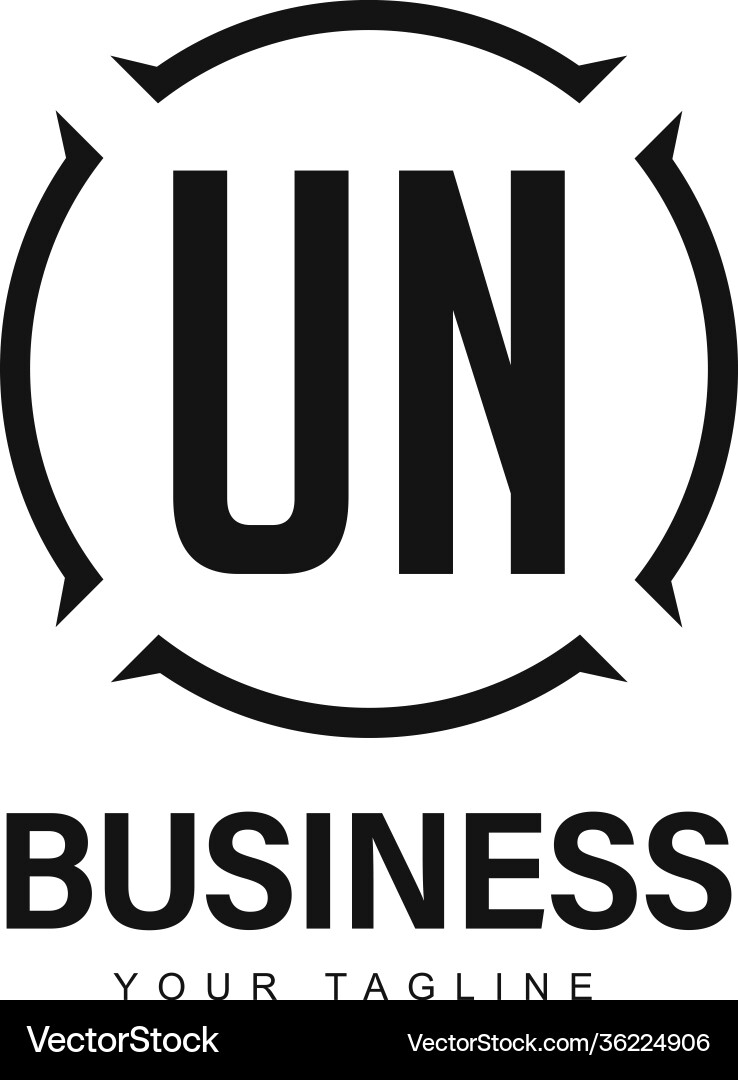 Un initial a logo design with abstract style Vector Image