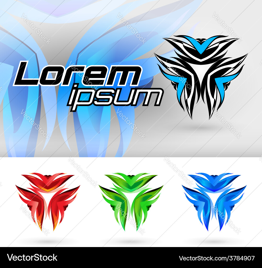 Abstract element form Vector Image
