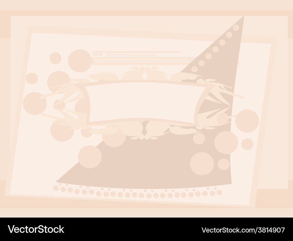Abstract frame with space for your text vector image