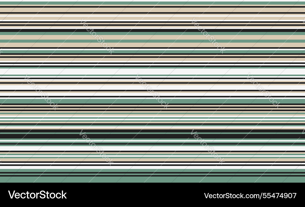 Abstract horizontal striped pattern in muted vector image