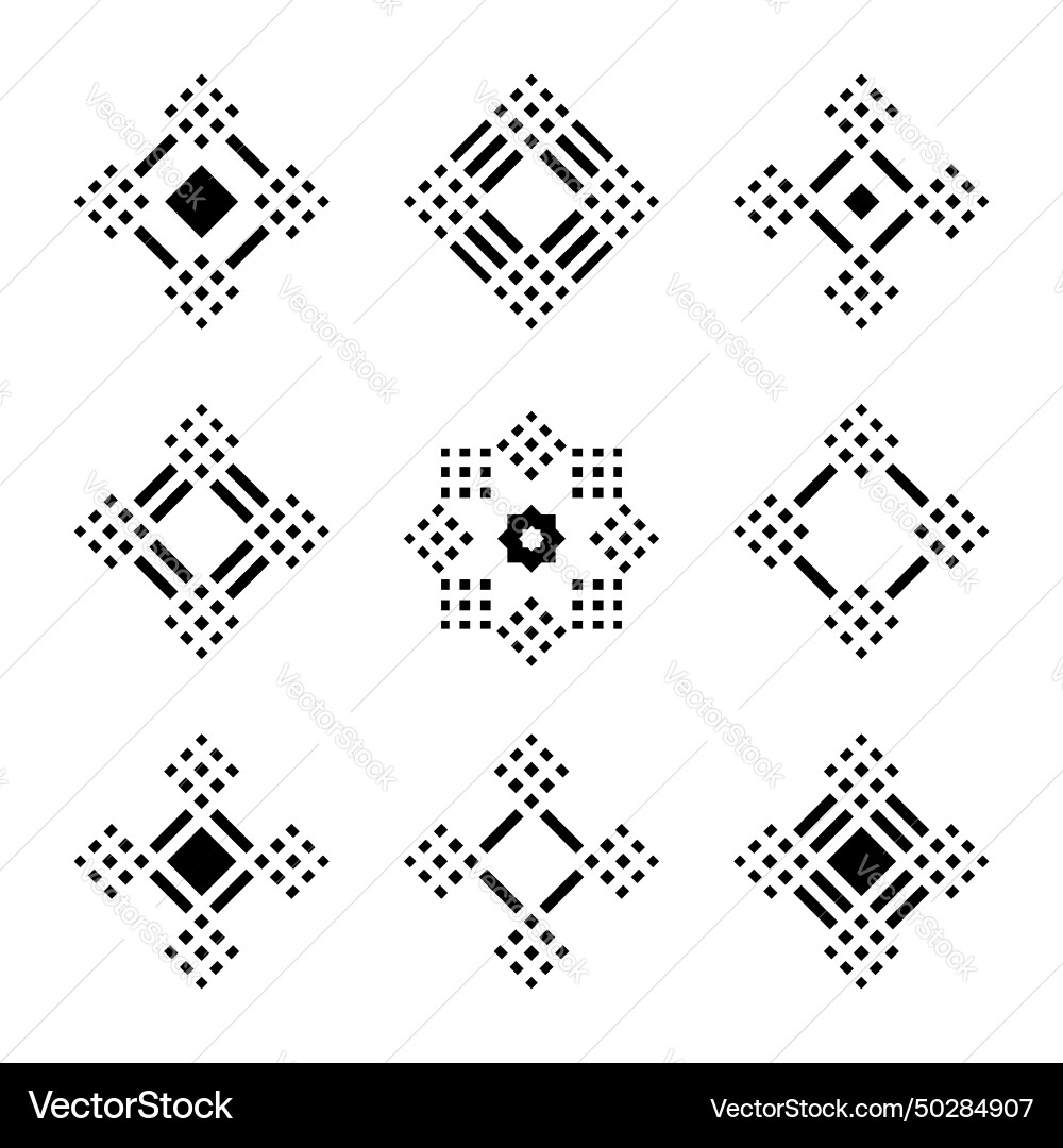 Design elements set Vector Image