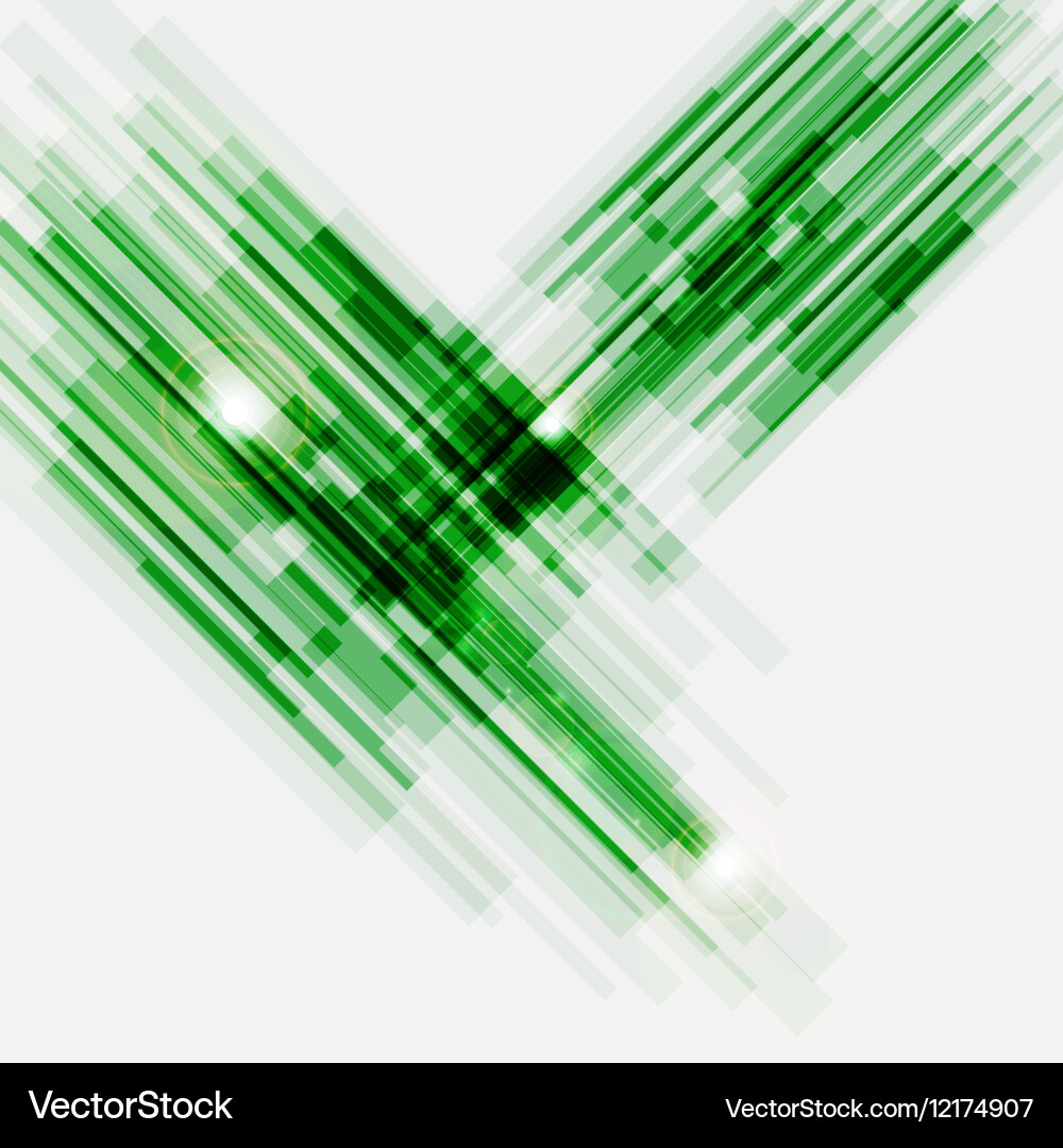 Green abstract straight lines background Vector Image