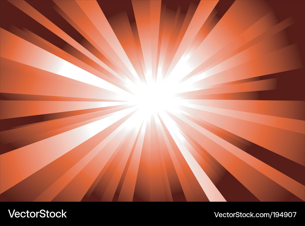 Radiant Starburst Background Vector Image