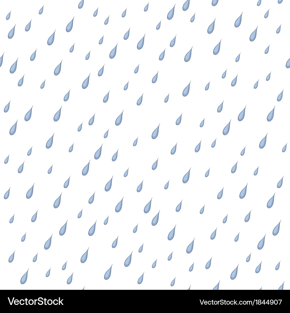 Raindrop Seamless Pattern Vector Image