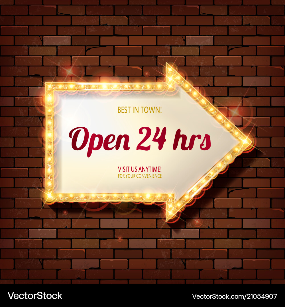 Red frame arrow open Red frame arrow open vector image