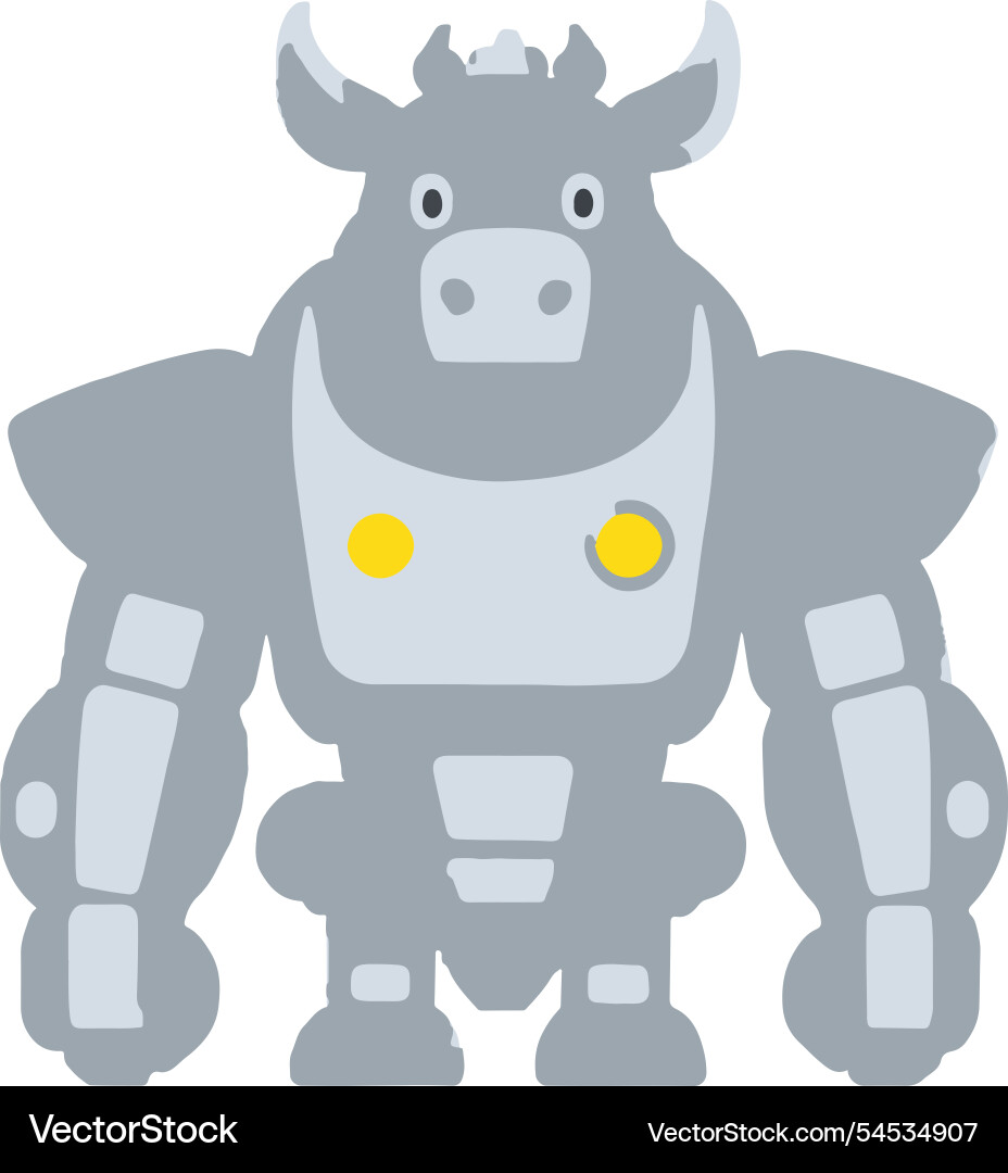 Robot ai neuralnet technology drivemechanics vector image