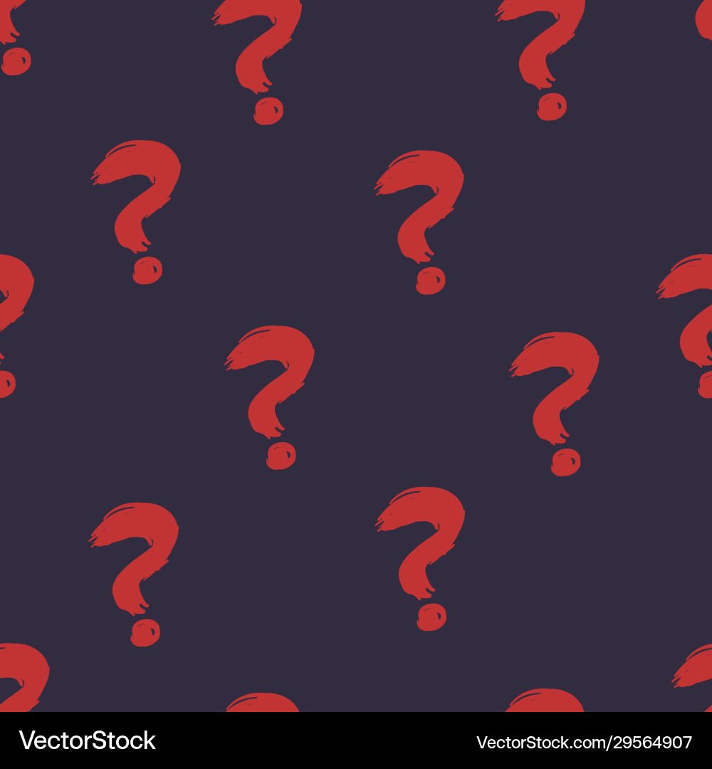 Seamless pattern question marks quiz background Seamless pattern question marks quiz background vector image