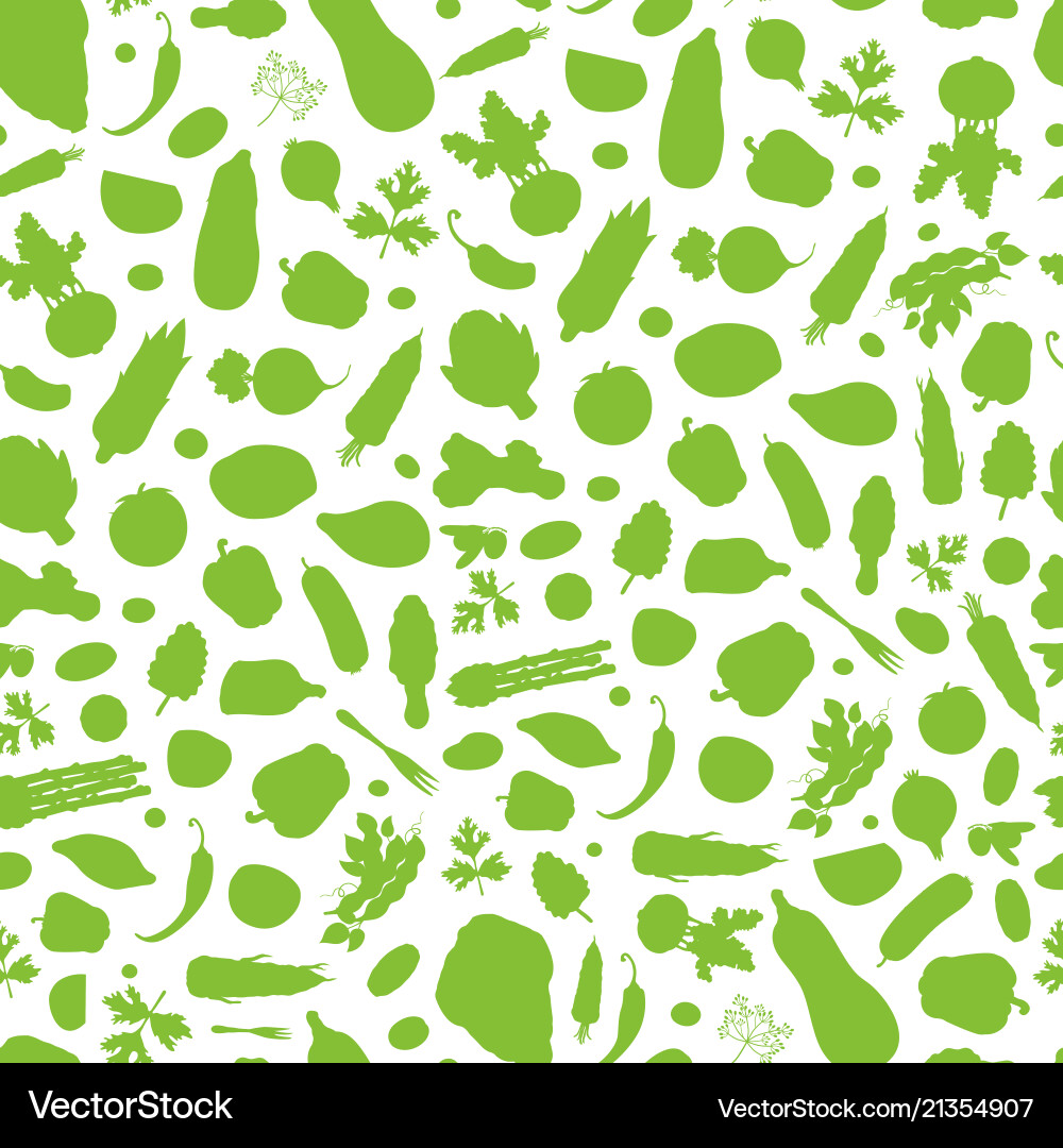 Seamless pattern with vegetablesbackground Vector Image