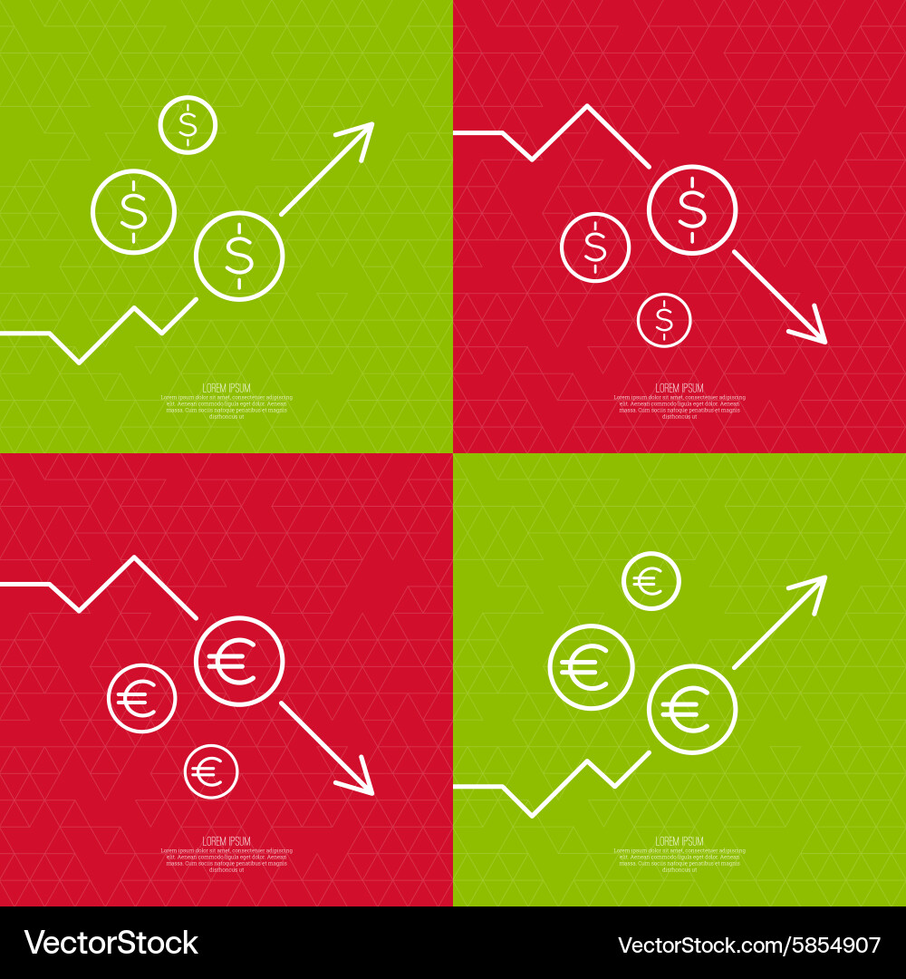 Set exchange graphs indicating vector image