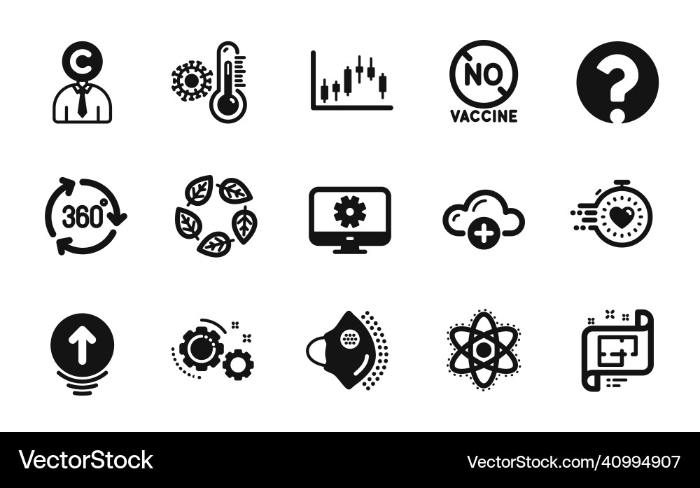 Set of cloud computing candlestick graph Set of cloud computing candlestick graph vector image