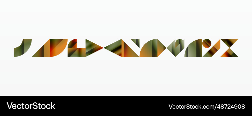 Assorted geometric shapes unite in a minimalistic Assorted geometric shapes unite in a minimalistic Vector Image