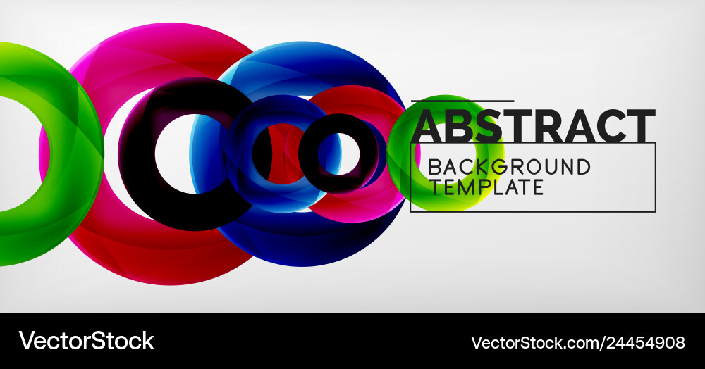 Circles abstract background Circles abstract background Vector Image