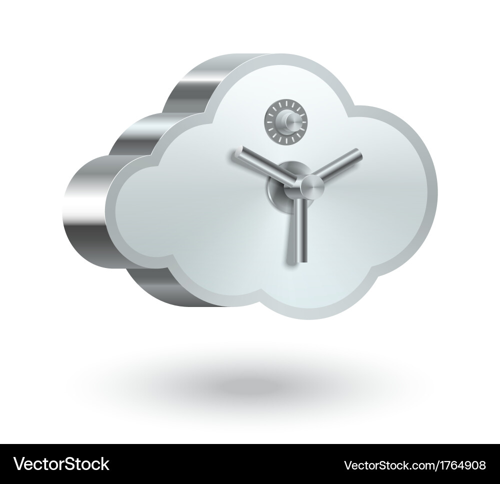 Cloud Security Concepts vector image