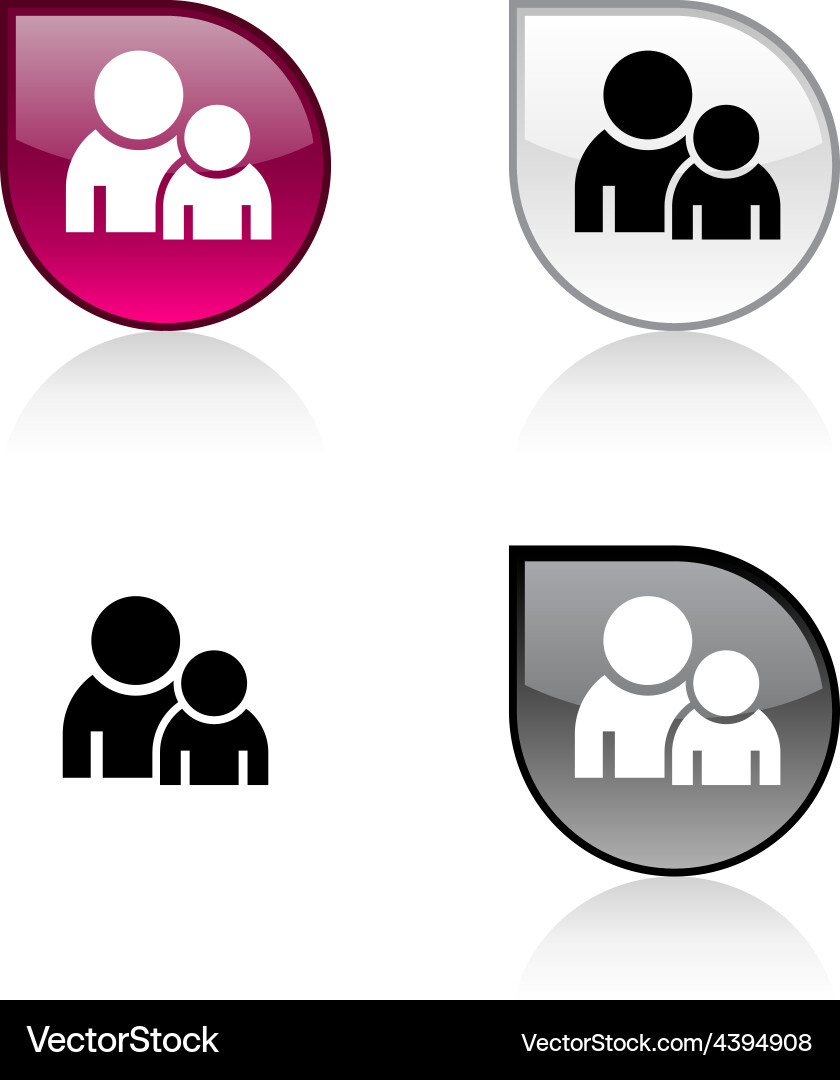Forum button Vector Image