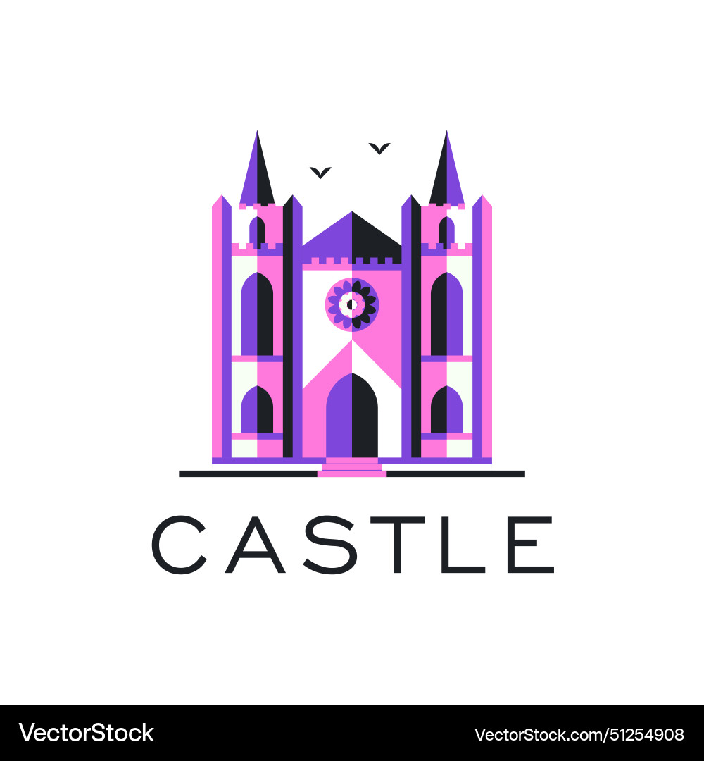 Medieval castle towers old ancient gothic tower Vector Image