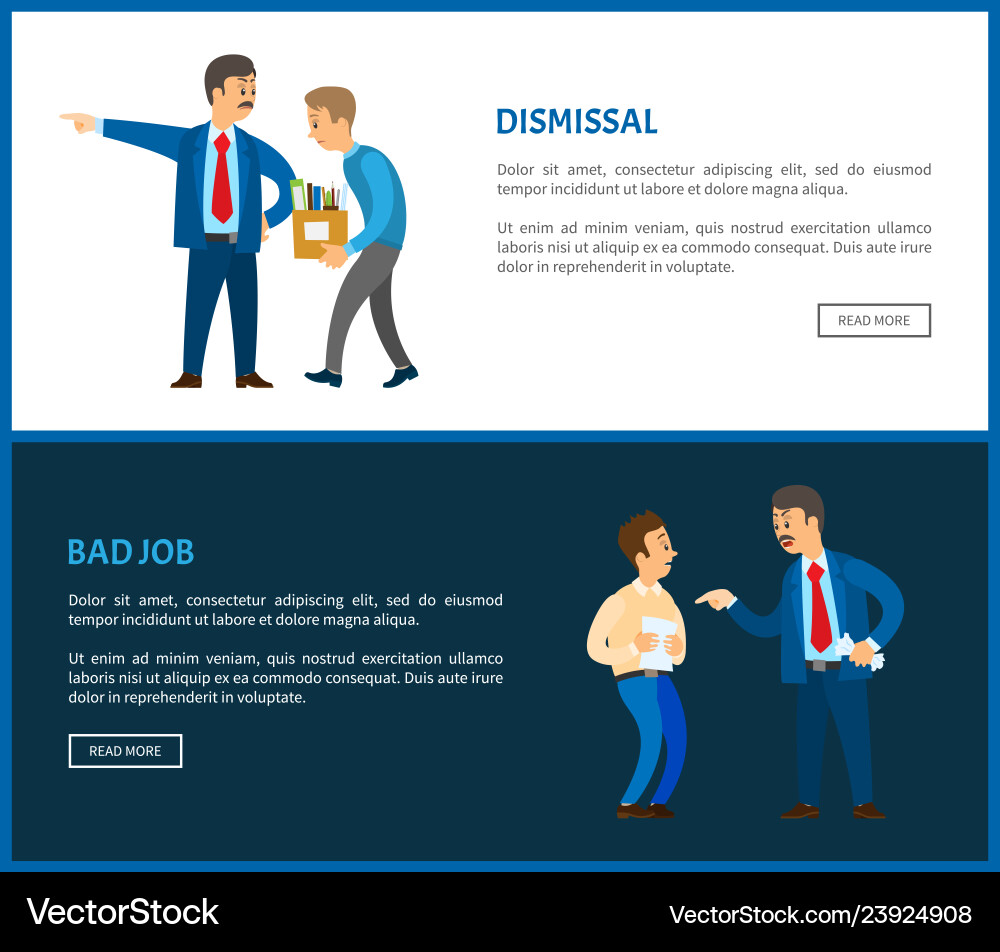 Worker Termination - Bad Performance Vector Image