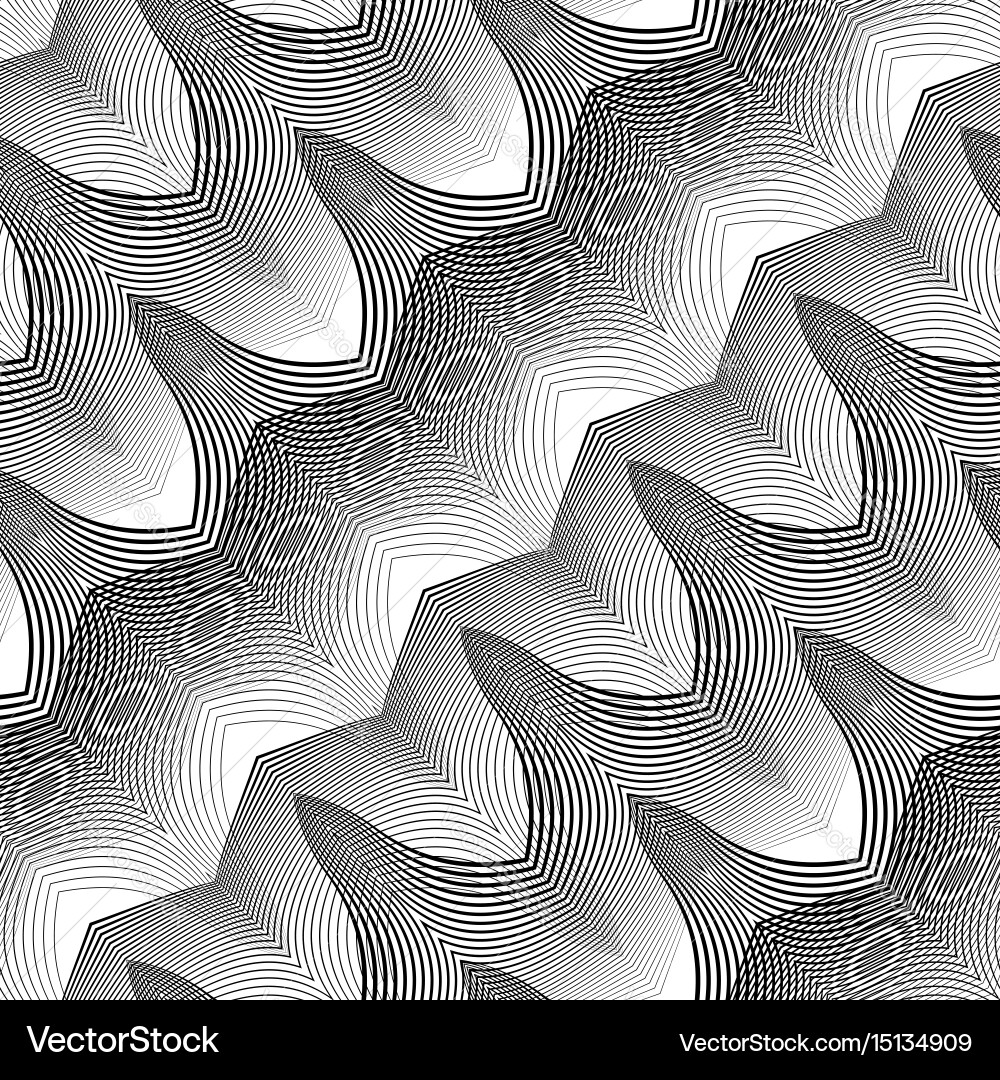 Design seamless monochrome grid pattern Vector Image
