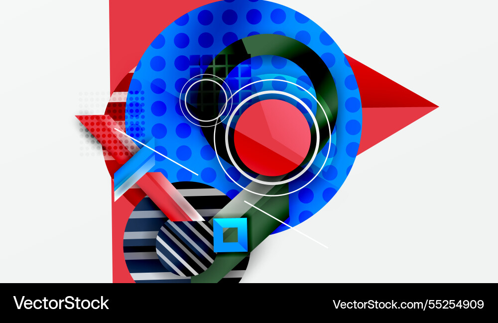 Dynamic complex geometric abstract background Dynamic complex geometric abstract background Vector Image