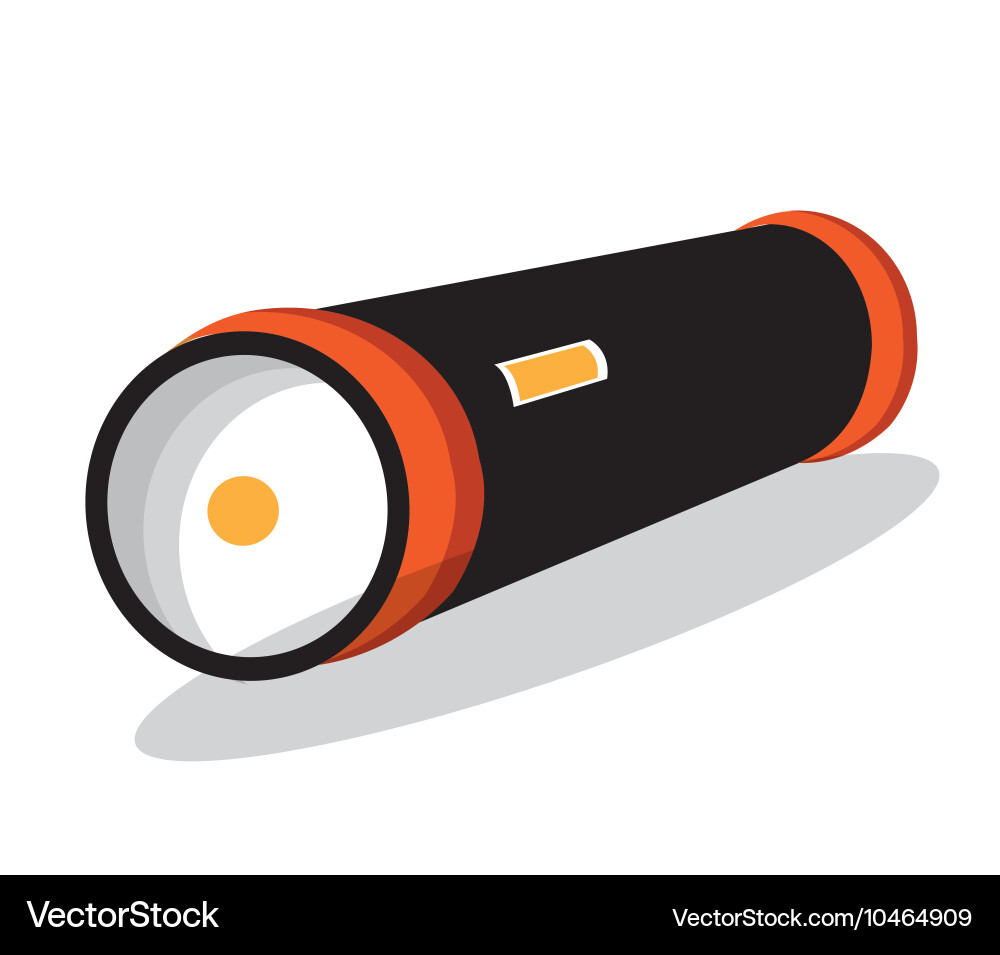 Flash light isolated icon design Vector Image