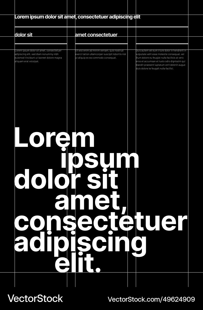 Layout template for events or business related Layout template for events or business related Vector Image