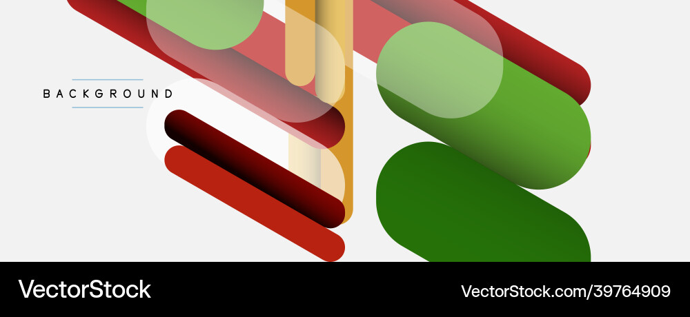 Overlapping round shapes and lines background Overlapping round shapes and lines background vector image