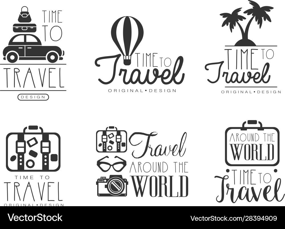 Travel & Adventure Labels Vector Image