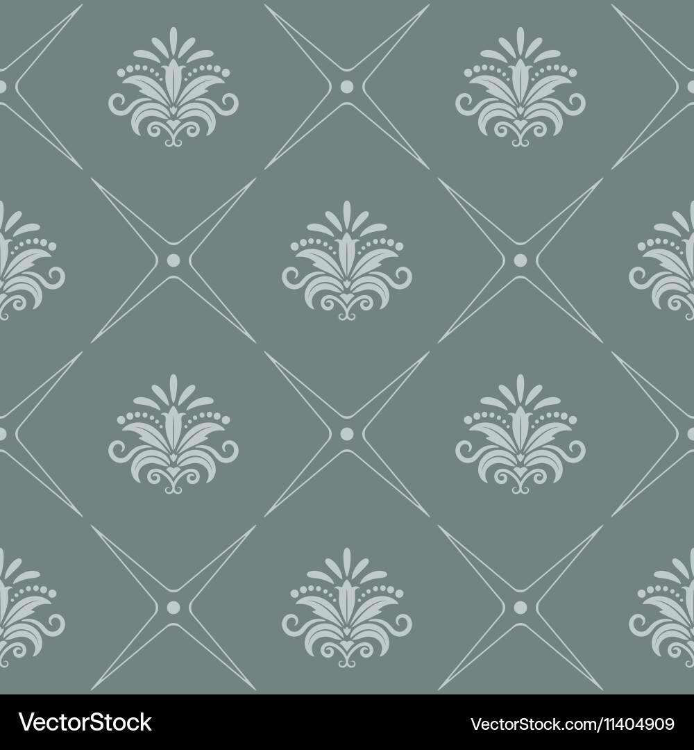 Vintage pattern seamless baroque style Royalty Free Vector