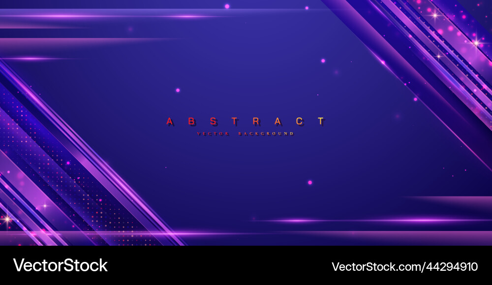 Abstract trendy background with shining lines vector image