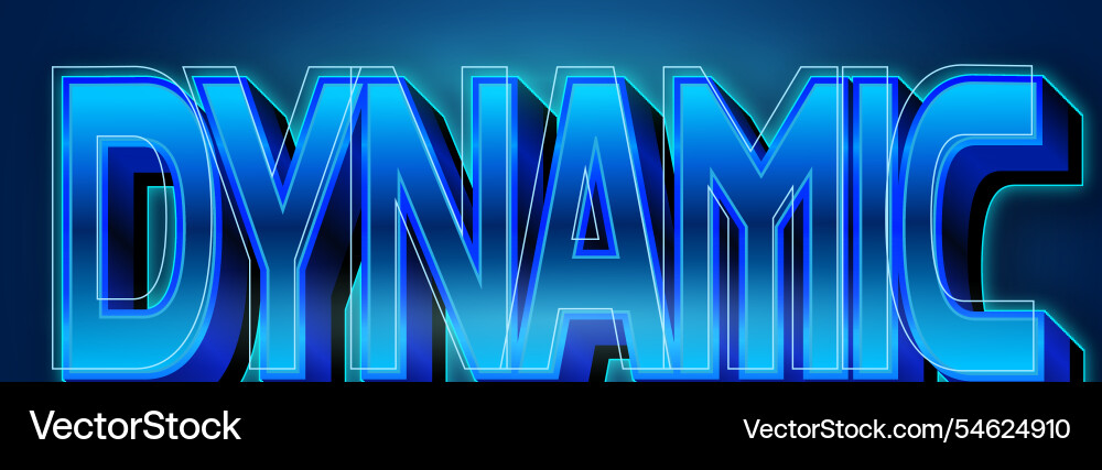 Dynamic editable text effect 3d emboss modern Dynamic editable text effect 3d emboss modern vector image