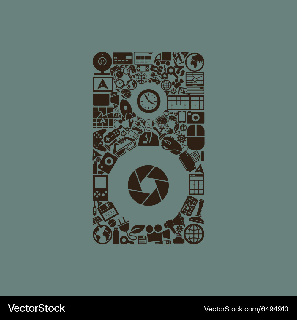 Dynamic icon vector image