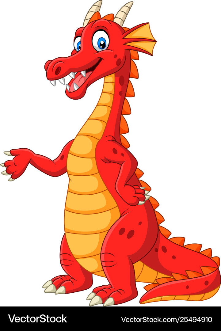 Happy dragon Vector Images & Graphics for Commercial Use | VectorStock